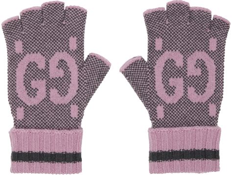 pink gucci gloves